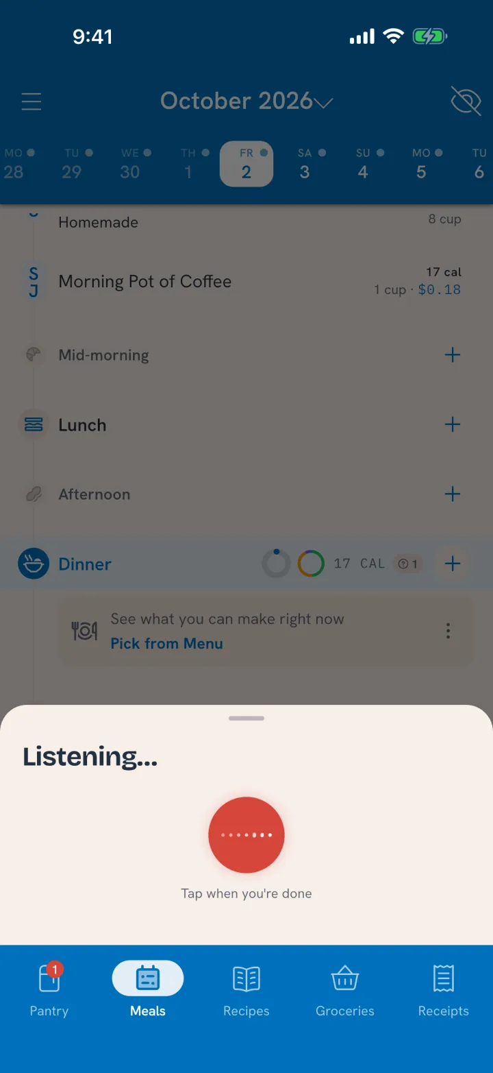 Talk to Tuna listening